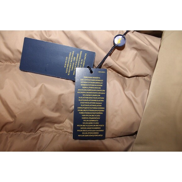 POLO RALPH LAUREN WOMEN'S CROPPED PUFFER COAT KHAKI SZ XXL $260 - Picture 5 of 5